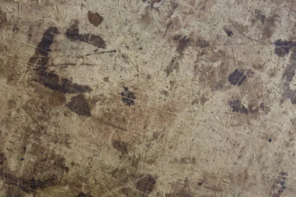 ベージュの段ボールの表面に暗褐色の斑点 創造性のためのテクスチャ — ストック写真