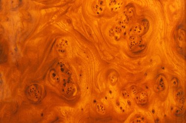 Alevli turuncu bir Karelya huş ağacının laserli yüzeyi. Arkaplan dokusu.