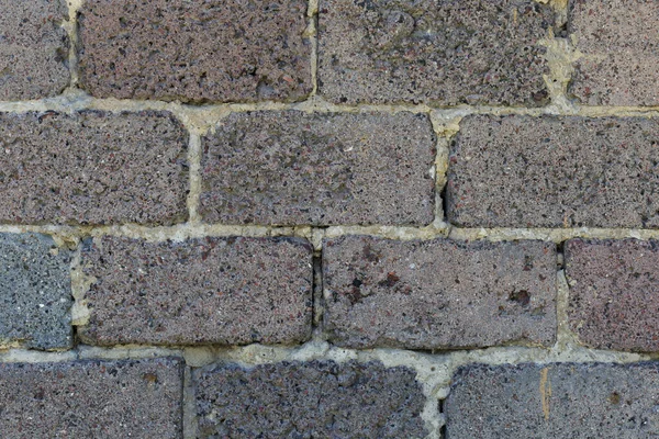 Стара Стіна Керамічних Блоків Крупним Планом Текстура Гранж — стокове фото