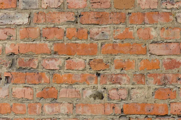 Стара Стіна Червоної Цегли Фону Дизайну Текстура Гранж — стокове фото
