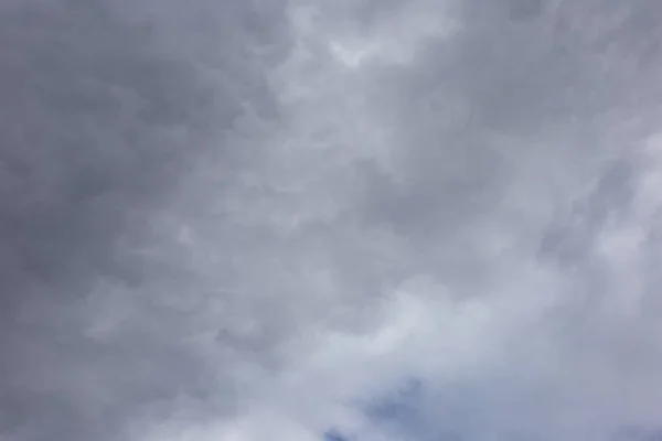 Chuva Stratus Nuvens Dia Outono Nublado Vista Baixo Padrão Céu — Fotografia de Stock