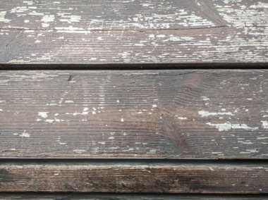 Kahverengi çiziklerle aşınmış ve solmuş tahtalar. Ahşap desenli arka plan