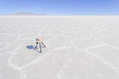 Tripod üzerinde tuz daireler