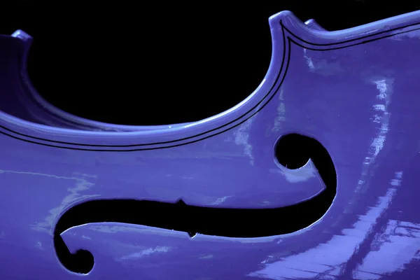 Niebieski skrzypce — Zdjęcie stockowe