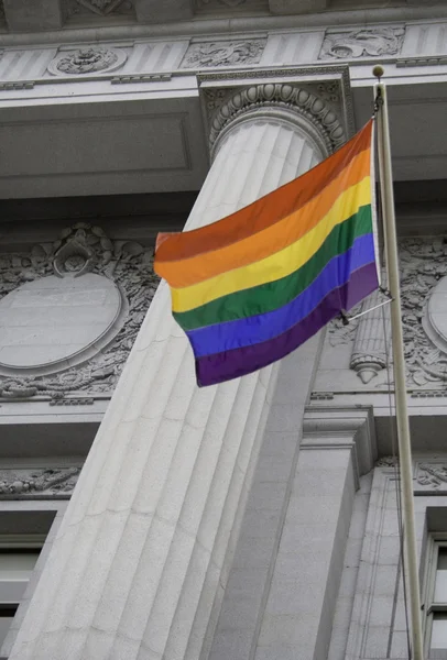 Příznak pýchy LGBT — Stock fotografie