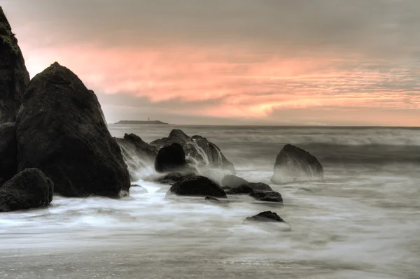 Sonnenuntergang am Rubinstrand — Stockfoto