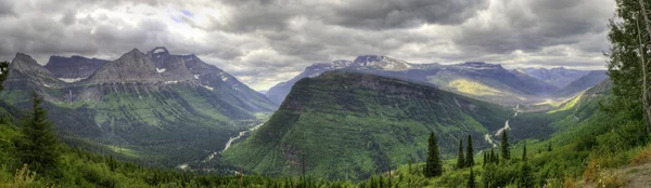 Gletschernationalpark-Panorama — Stockfoto