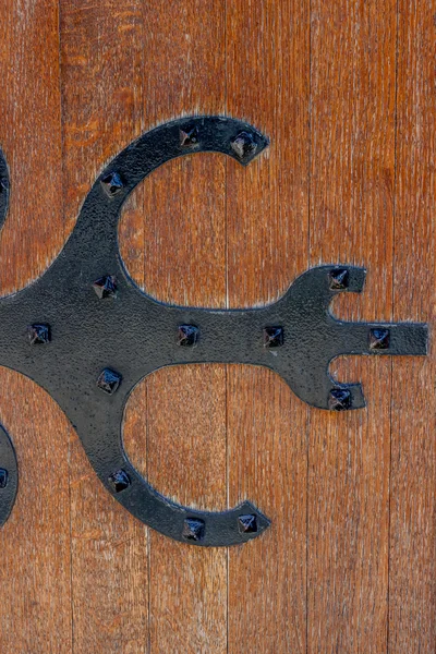 中世纪的门铰链 — 图库照片