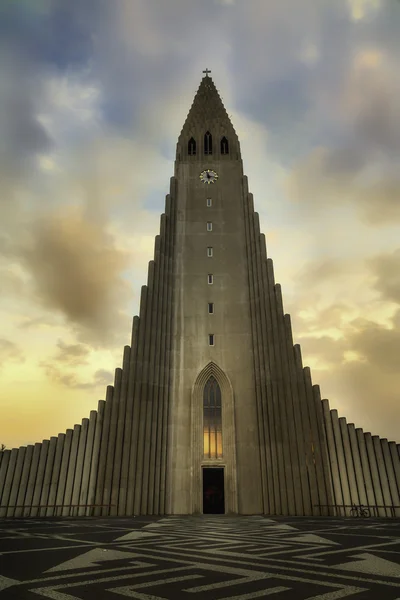 레이캬비크에 Hallgrimskirkja — 스톡 사진