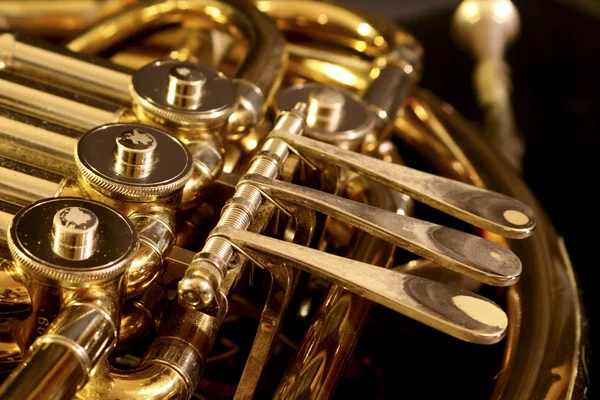 French horn — Stock Photo, Image