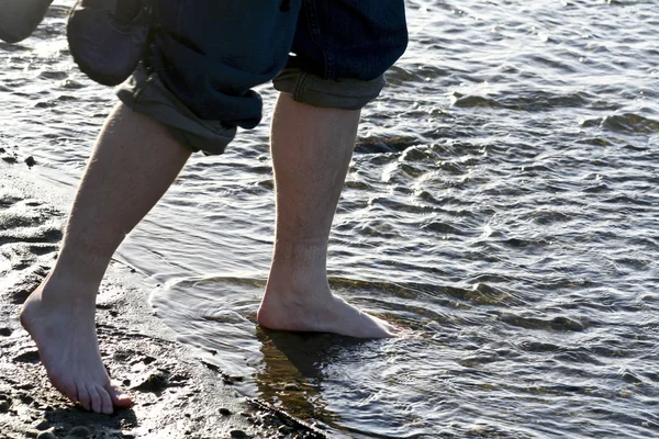 Wading — Stock Photo, Image