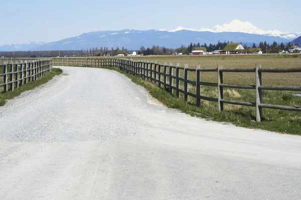 Strada di ghiaia — Foto Stock