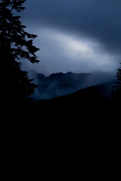 Soumrak v horách — Stock fotografie