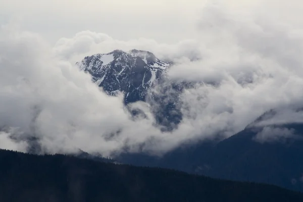 Besneeuwde bergen — Stockfoto
