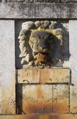 Aslan bahçe heykeli