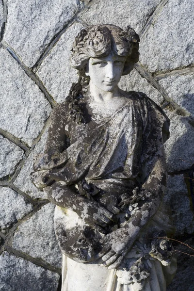 Garden goddess sculpture — Stock Photo, Image