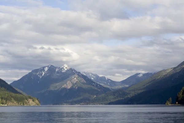 Mountains and Lake Stock Image