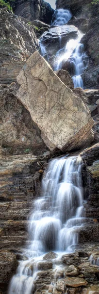 Glacier Park vattenfall — Stockfoto