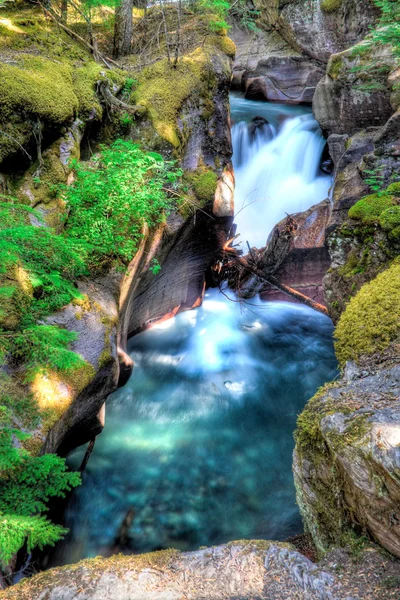 Avalanche Creek Falls — Stockfoto