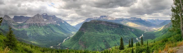 Glacier national park panorama — Stockfoto