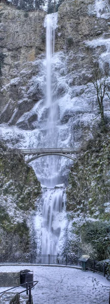 Multnomah Falls Panorama — Stock Photo, Image
