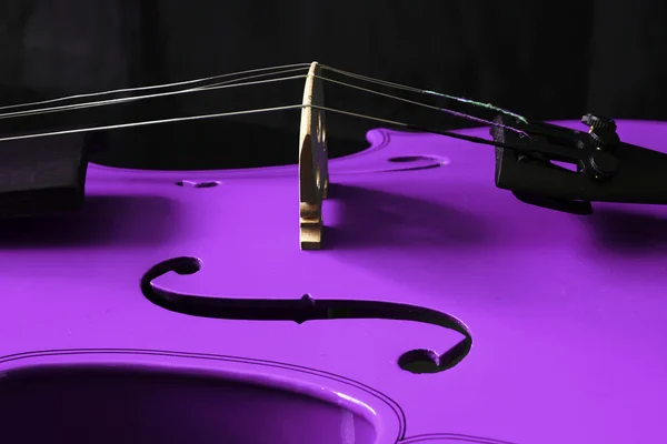 Purple Violin — Stock Photo, Image