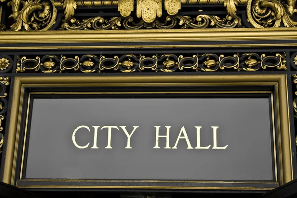City hall işareti — Stok fotoğraf