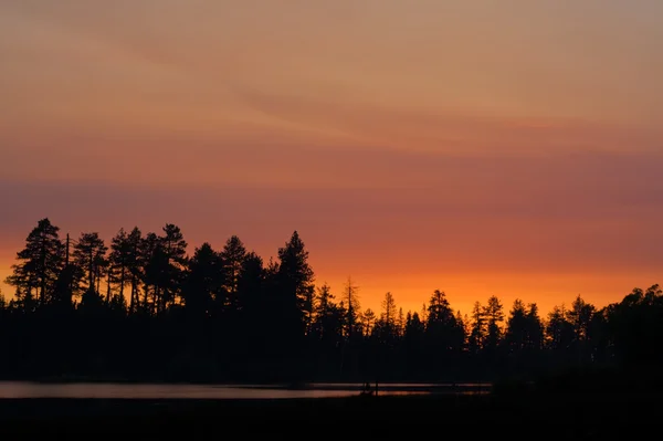 マンザニータ湖の夕日 — ストック写真