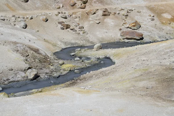 Escorrentía de aguas termales — Foto de Stock