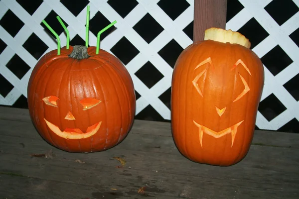 Carved pumpkins