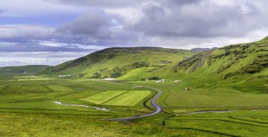 Kırsal İzlanda Panorama