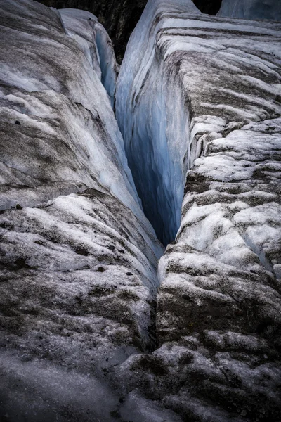 Svinafellsjokull ledovec — Stock fotografie