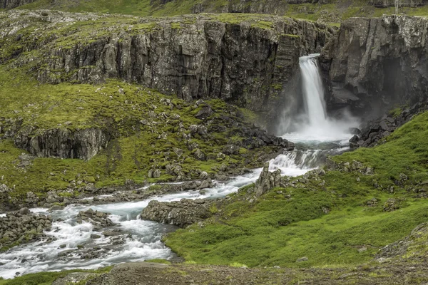 İzlandalı şelale — Stok fotoğraf