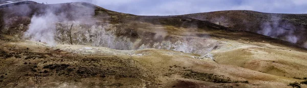 Paisagem geotérmica — Fotografia de Stock