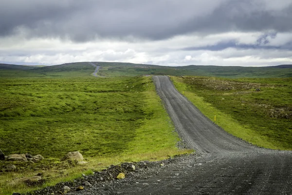 Isländska road — Stockfoto