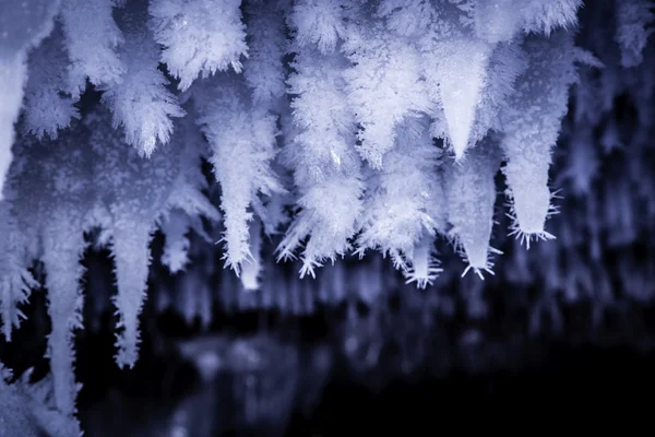Buz oluşumları mağara — Stok fotoğraf