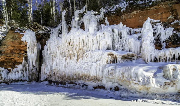 ウィスコンシンの氷の洞窟 — ストック写真