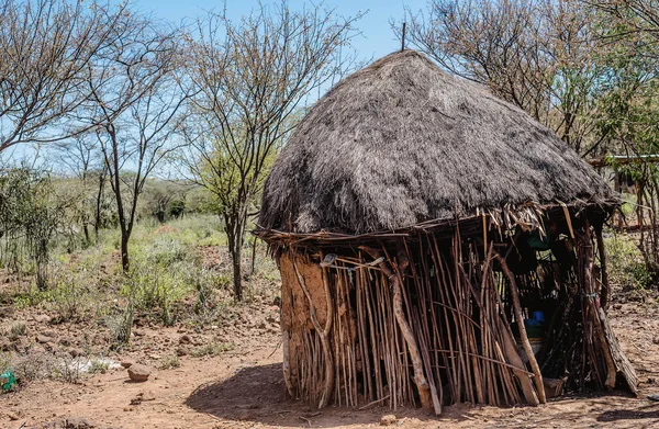 Typical home of the Masai in Kenya, Africa