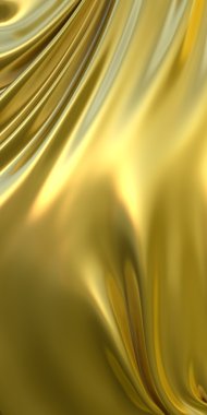 Background made of golden metallic cloth.