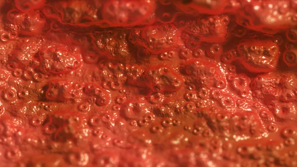 Membrana mucosa no saludable. ilustración 3d — Foto de Stock