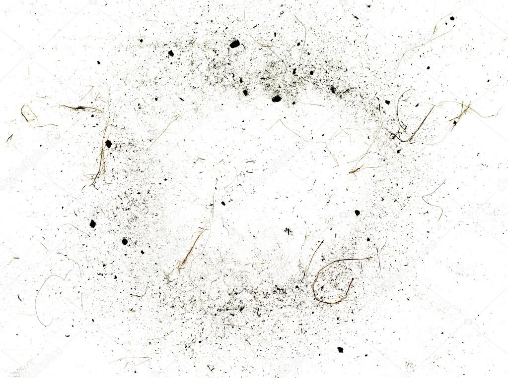 Dust and dirt on white background — Stock Photo © Inokos 56589707