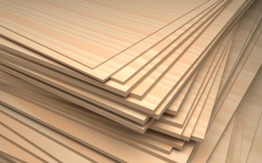 set of plywood, industrial illustration clipart