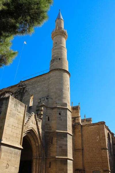 Lefkoşe Deki Selimiye Camii Eski Gotik Kilise Kıbrıs — Stok fotoğraf