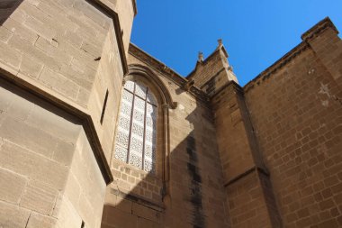 Fragment of the Selimiye Mosque (former Hagia Sophia) in Nicosia. Cyprus.