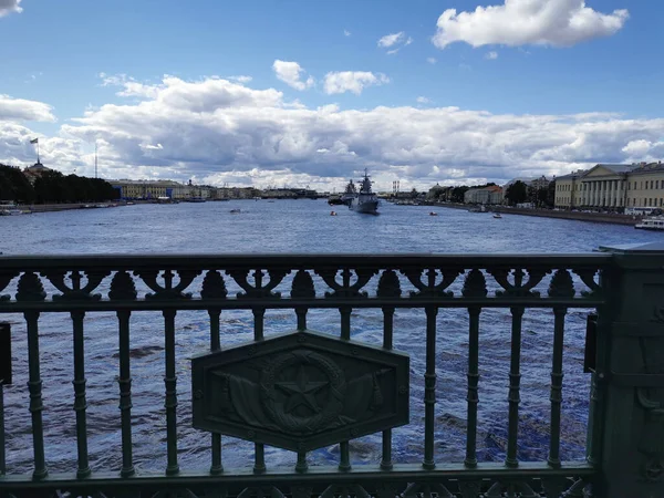 Vista Dal Ponte Della Frigata Ammiraglio Della Flotta Kasatonov Corvette — Foto Stock