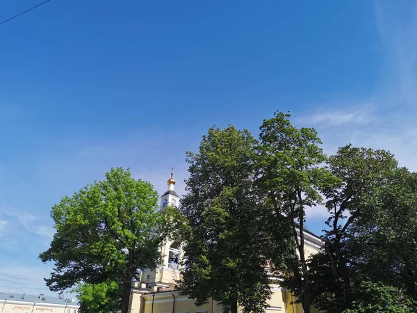 Transfiguration Cathedral City Vyborg Blue Sky — Stock Photo, Image