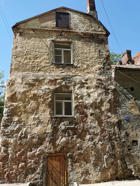House Citizen Built Granite Boulders Fortress House Built 16Th Century — Stock Photo, Image
