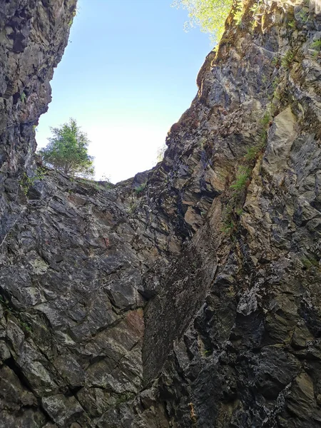 Una Vista Desde Abajo Del Eje Eje Vertical Utilizado Anteriormente — Foto de Stock