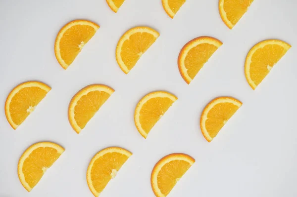 オレンジフルーツスライスのパターンの背景 — ストック写真