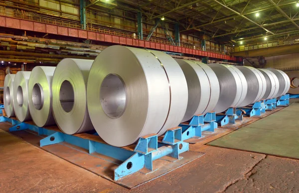 Rolls of steel sheet — Stock Photo, Image